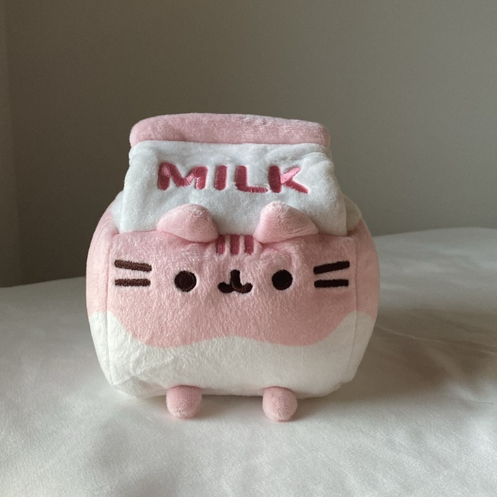 Pusheen Strawberry Milk Sips Plush